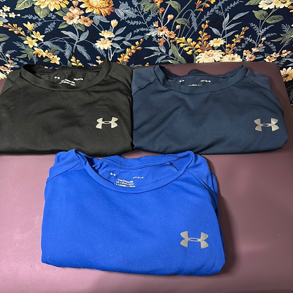 Under Armour The Tech Tee- Lot of 3